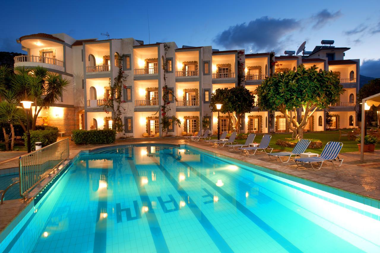 Fan Apartments Stalida Bagian luar foto
